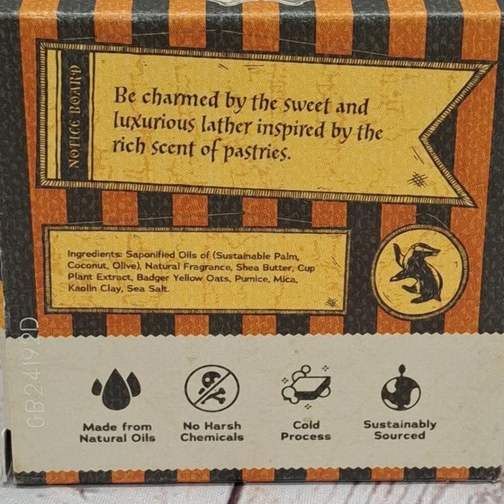 2-Bars Dr. Squatch Ltd Ed. Soap Harry Potter Lather Of‎ The Loyal  Med Grit 5oz